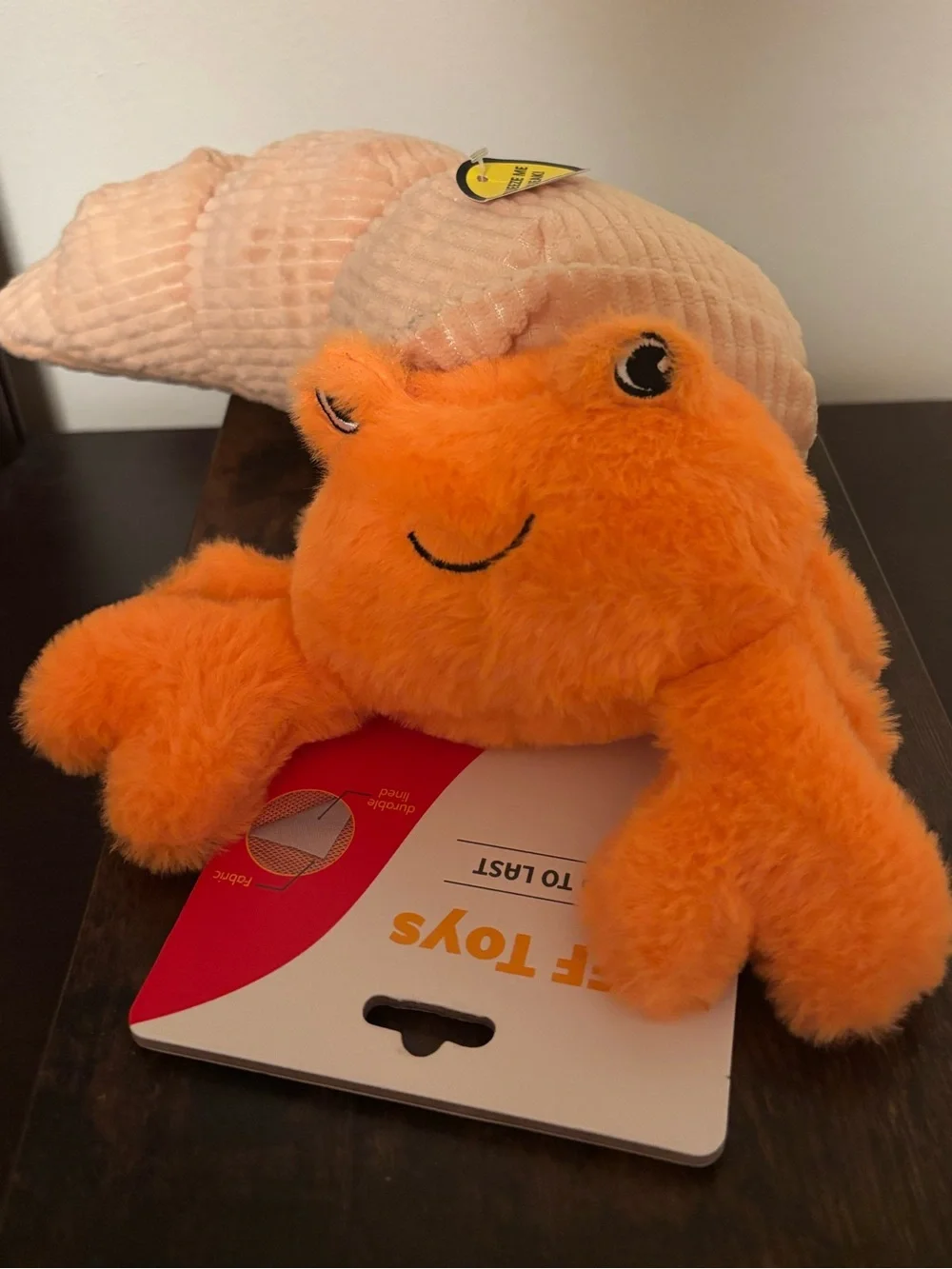 *NWT* TUFF Toys Plush Hermit Crab.